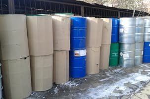 Бочка металлическая б/у 200 литров в наличии на складе в Иркутске