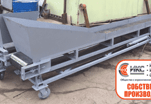 Конвейер плоский 400 мм (подъемный)