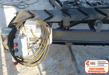 Ленточный конвейер-транспортер с шевронной лентой