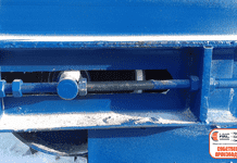 Ленточный конвейер-транспортер с шевронной лентой