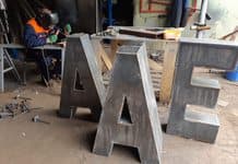 Изготовление больших букв