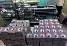 Анкерная плита -крепежный элемент с техническим отверстием в центре