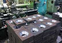 Анкерная плита -крепежный элемент с техническим отверстием в центре