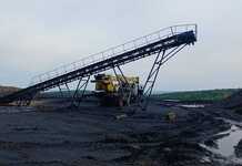 Ленточный конвейер (уголь)